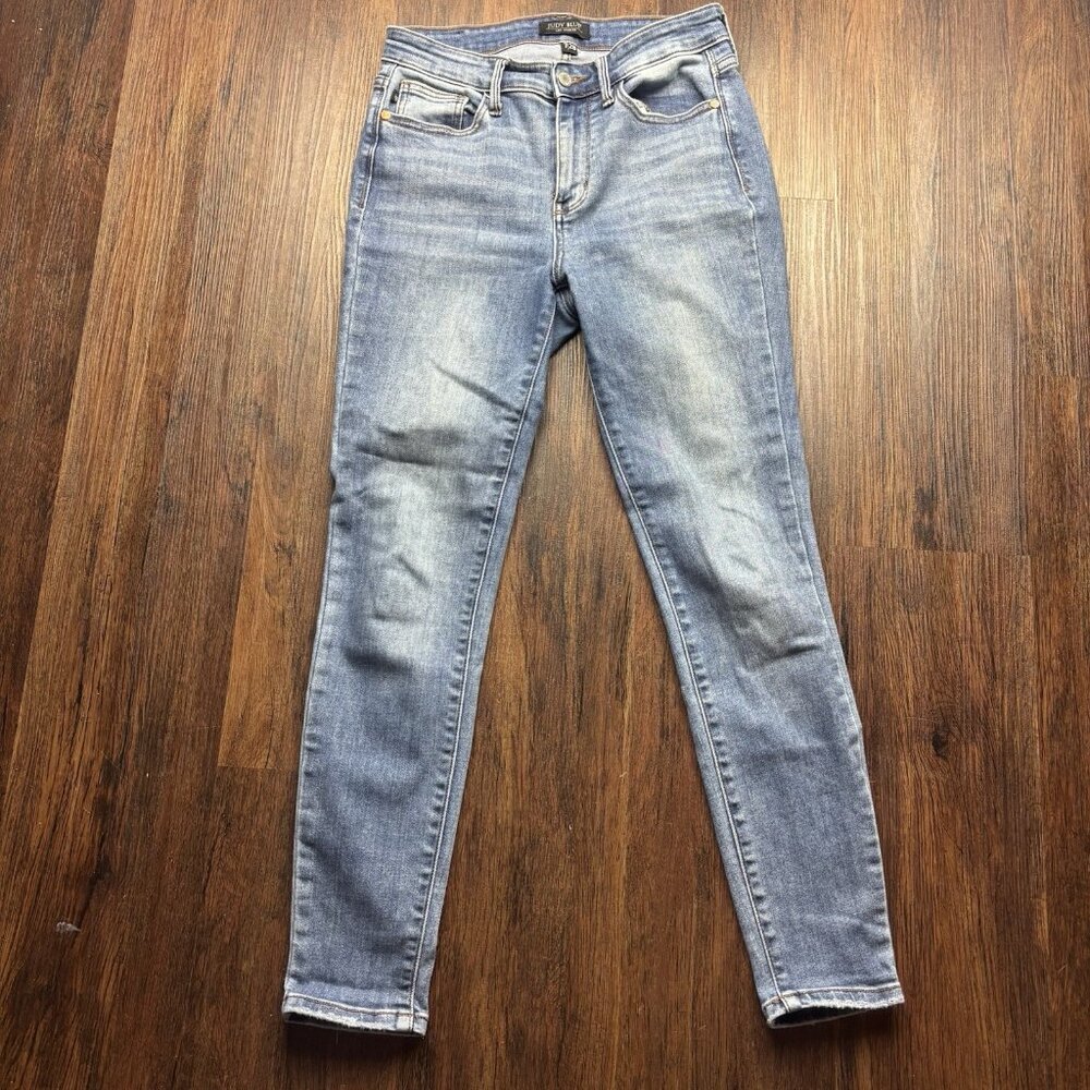 Judy Blue Skinny Fit Jeans Distressed Light Wash Women’s Size 7/28